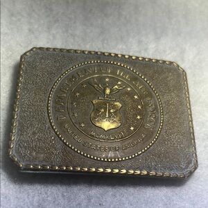 United States Air Force Brown Leather Wallet